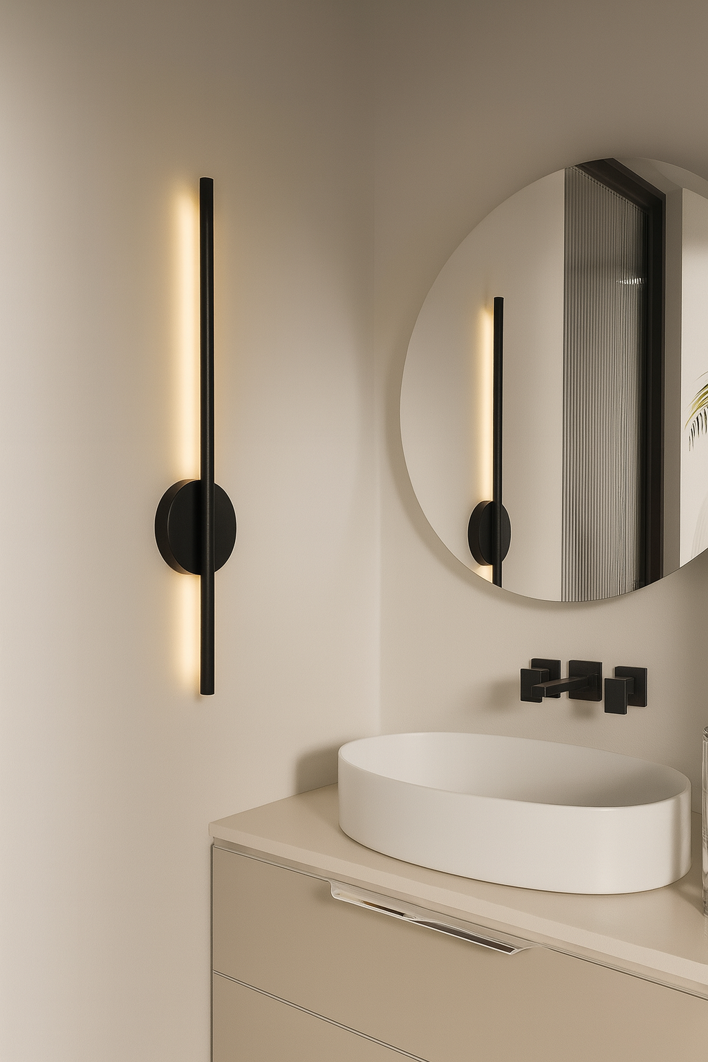 Lumivéra™ – Applique Murale LED Sans Fil Élégante | Rotation 360° | Rechargeable & Installation Magnétique