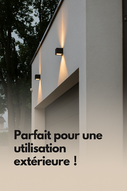 Lumivéra™ – Lampe Murale Extérieure Sans Fil | Applique LED Design Étanche | L’Original Haut de Gamme