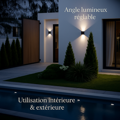 Lumivéra™ – Lampe Murale Extérieure Sans Fil | Applique LED Design Étanche | L’Original Haut de Gamme