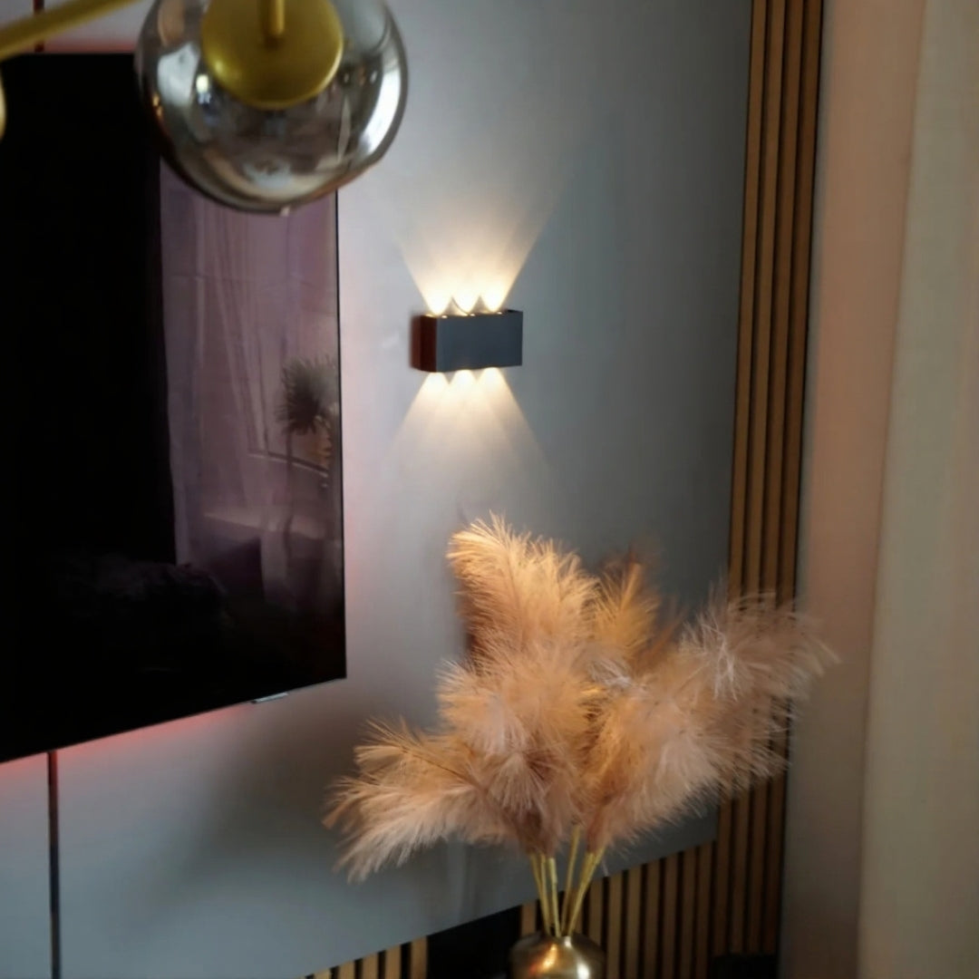 Lumivéra™ LumeaFlex – Applique Murale LED Sans Fil RGB  | Dimmable & Rechargeable USB-C | Installation Sans Perçage