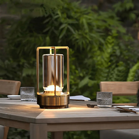 Lumivéra™ – Lampe de Table LED de Luxe | Rechargeable & Dimmable | Éclairage Design Haut de Gamme